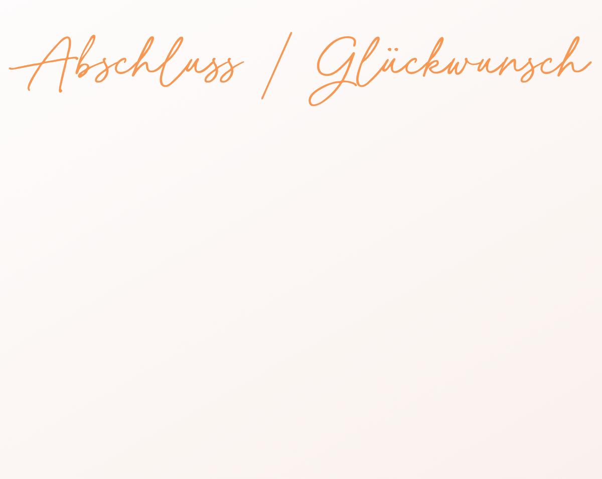 Abschluss