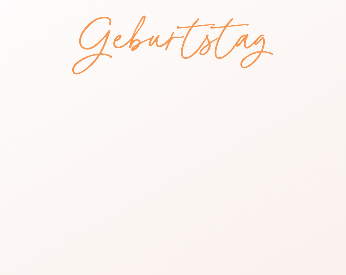 Geburtstag