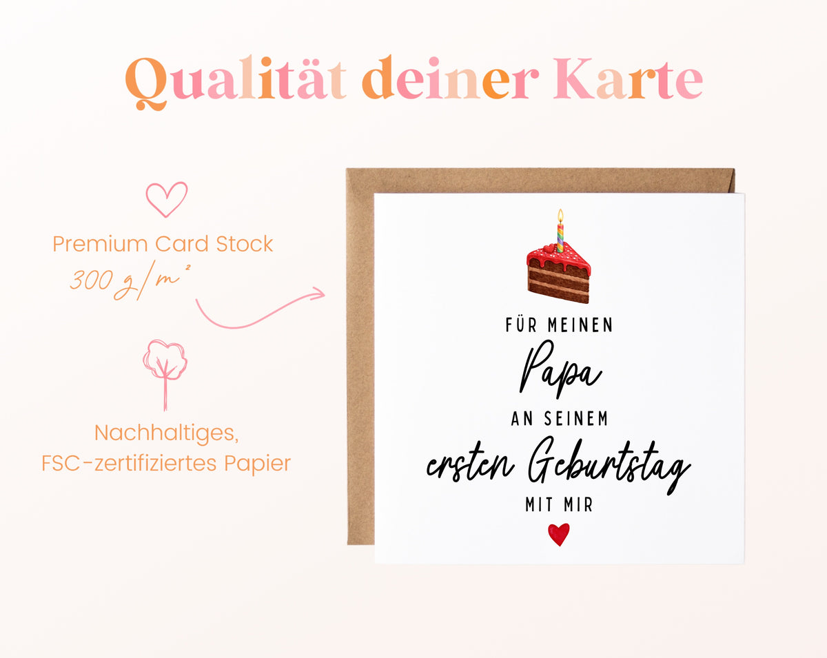 300 g/m² starkes FSC-zertifiziertes Kartenpapier