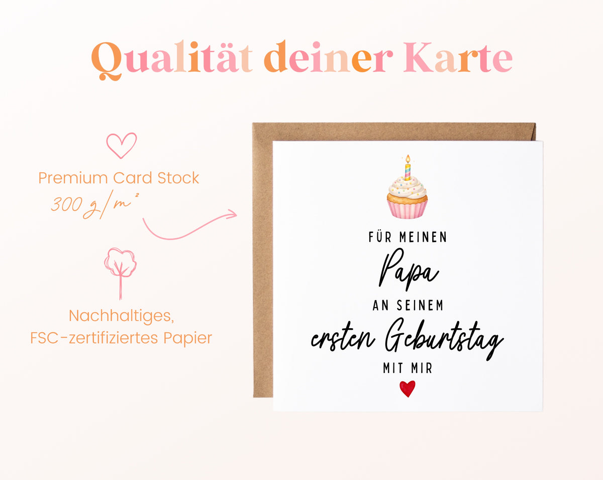 300 g/m² starkes FSC-zertifiziertes Kartenpapier