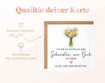 Papierqualität der Grußkarte