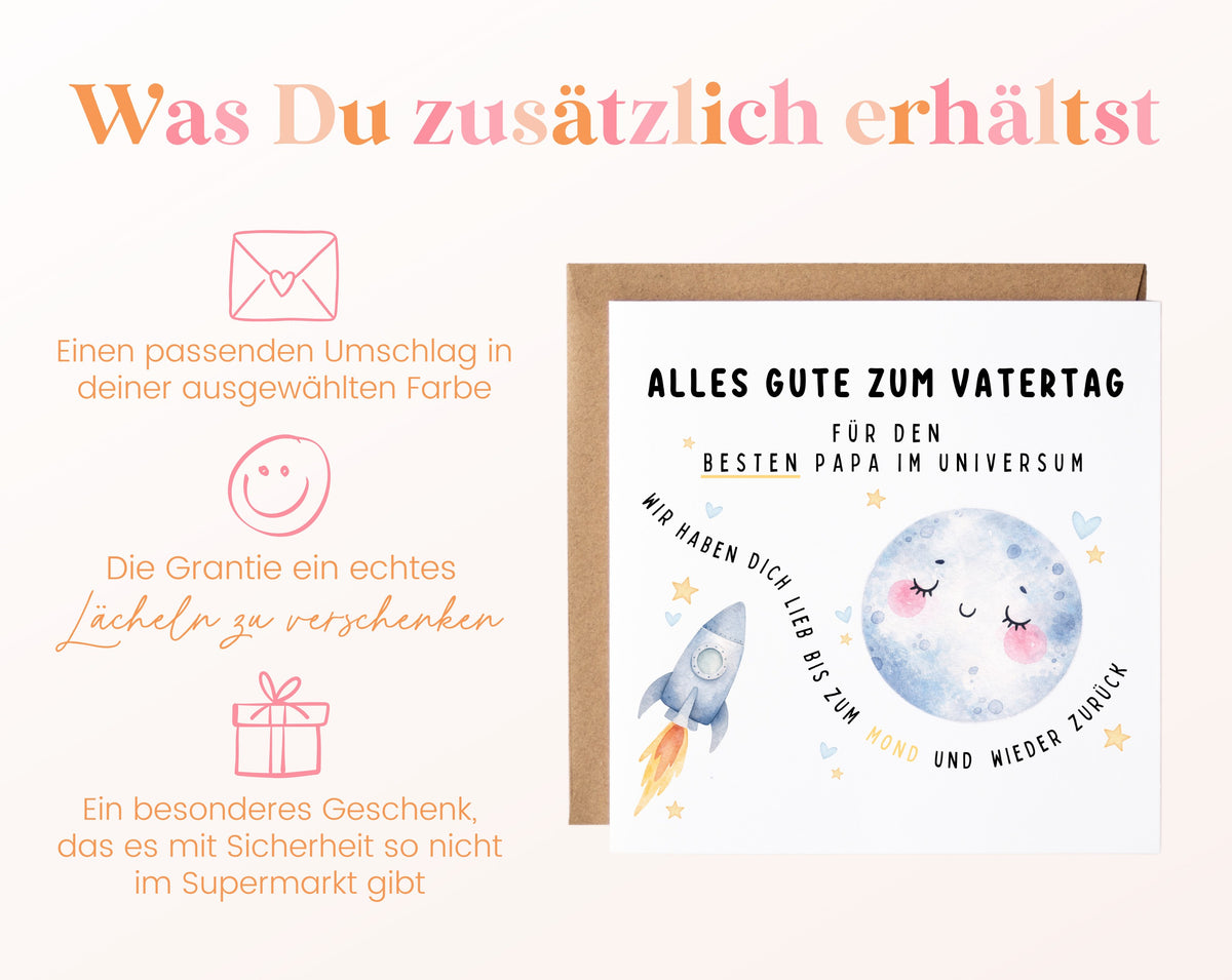 Grußkarte mit Umschlag
