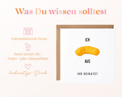 Hochzeit-Flipkarte: fotorealistischer Druck ohne echte 3D-Effekte