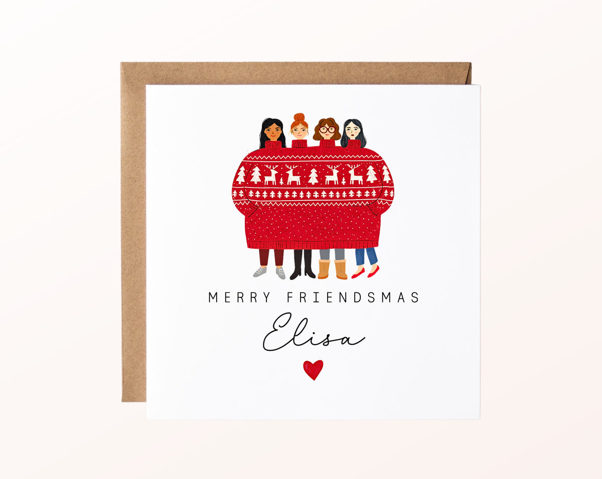 Personalisierbare Weihnachtskarte – Motiv 41