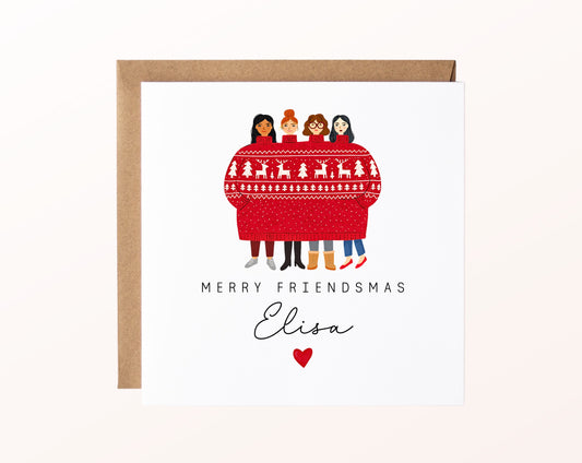 Personalisierbare Weihnachtskarte – Motiv 41