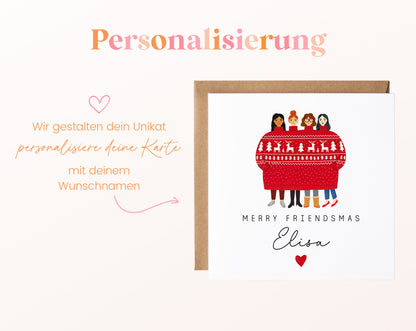 Personalisierbare Weihnachtskarte – Motiv 41