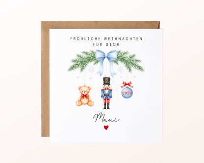 Personalisierbare Weihnachtskarte – Motiv 59