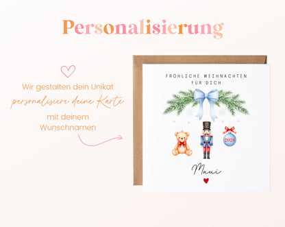 Personalisierbare Weihnachtskarte – Motiv 59