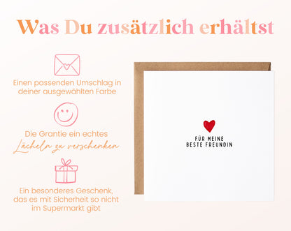 Umschlag inklusive – Für meine beste Freundin