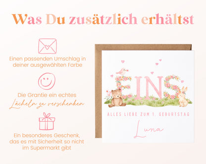 Grußkarte mit Umschlag
