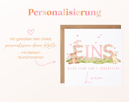 Karte mit Wunschnamen