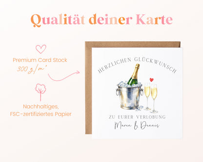 Papierqualität der Grußkarte