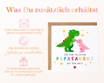 Papasaurus – Dino-Karte zum Geburtstag und Vatertag – 06_zusaetzlich