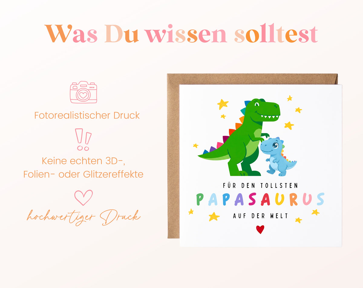 Papasaurus – Dino-Karte zum Geburtstag und Vatertag – 03_wissen