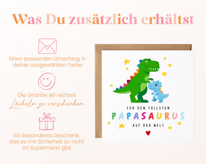 Papasaurus – Dino-Karte zum Geburtstag und Vatertag – 06_zusaetzlich