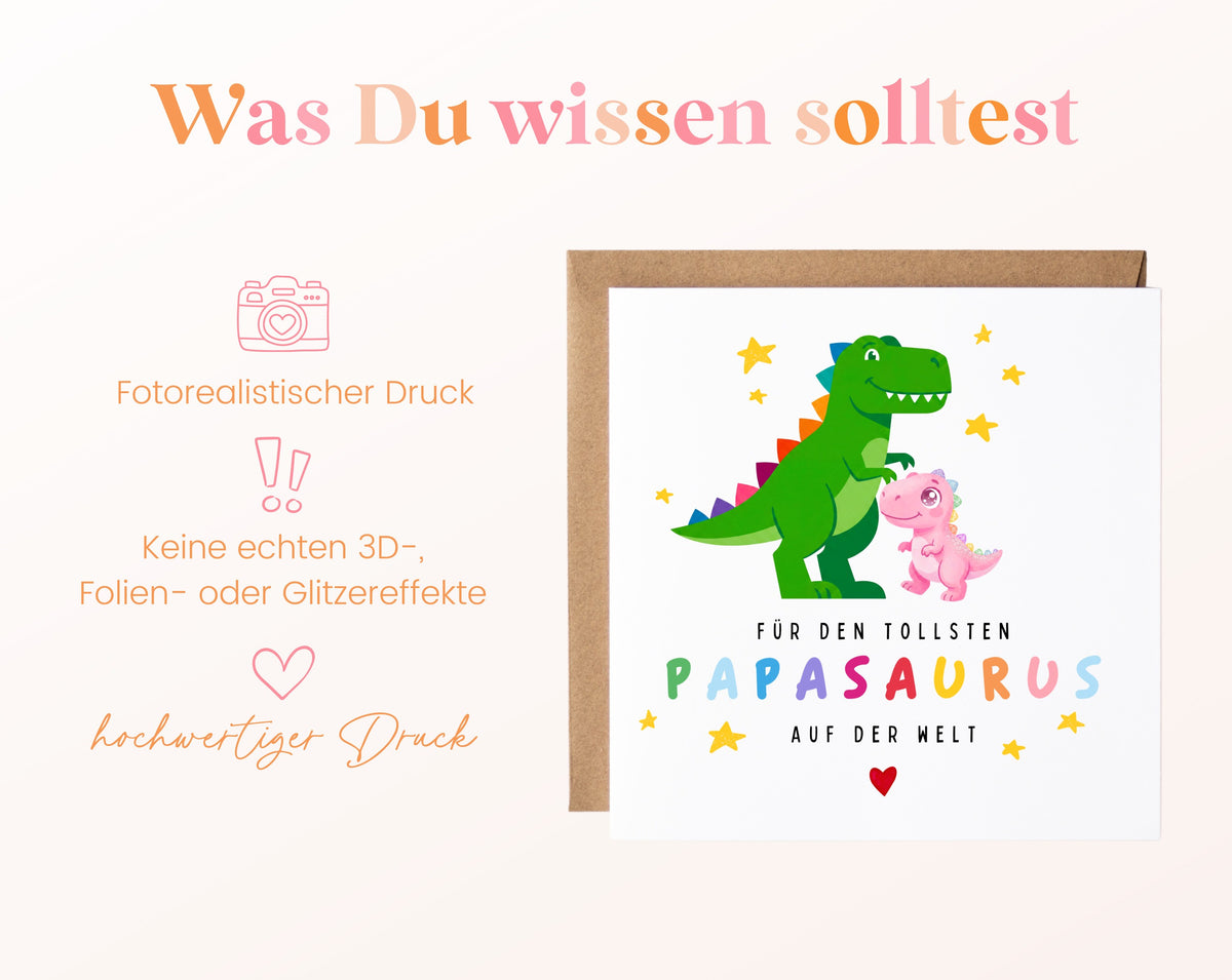 Papasaurus – Dino-Karte zum Geburtstag und Vatertag – 03_wissen