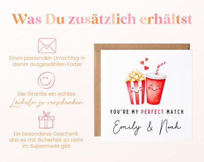 Personalisierte Karte Popcorn und Cola – Zusätzliche Informationen