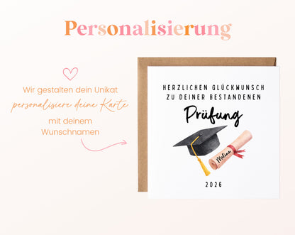 Personalisierte Karte Prüfung – Personalisierung
