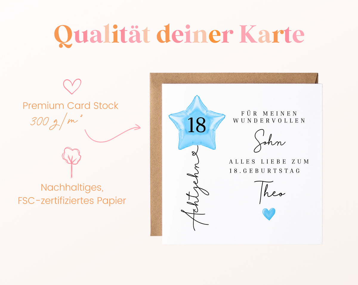 Personalisierte Geburtstagskarte mit Sternballon – 144__05B_qualitaet_300