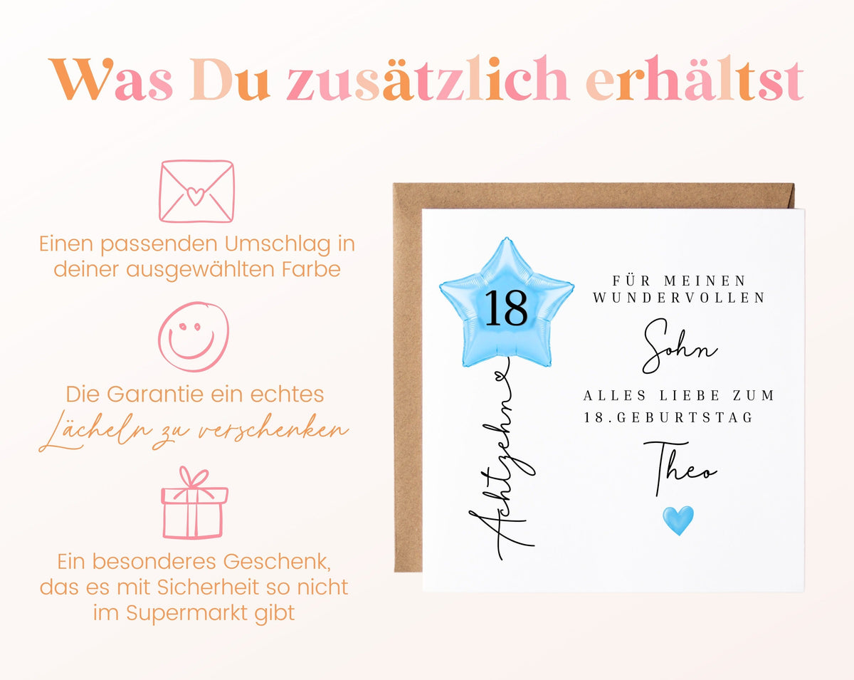 Personalisierte Geburtstagskarte mit Sternballon – 144__06_zusaetzlich
