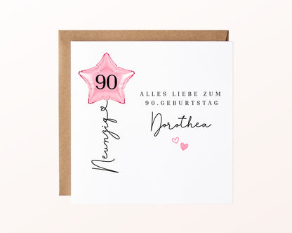 Personalisierte Geburtstagskarte mit Sternballon – 191__02_karte_pur_rose