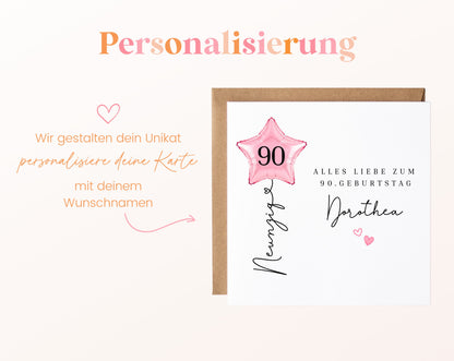 Personalisierte Geburtstagskarte mit Sternballon – 191__08_perso_ein_wunschname