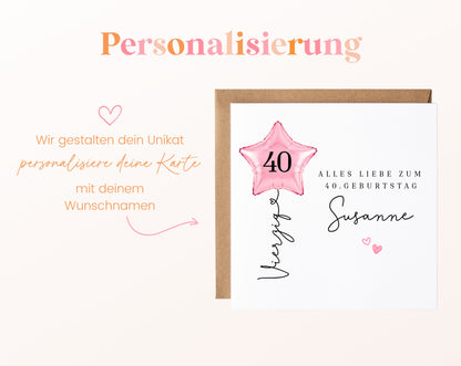Personalisierte Geburtstagskarte mit Sternballon – 69__08_perso_ein_wunschname