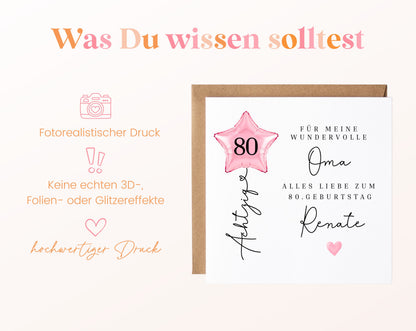 Personalisierte Geburtstagskarte mit Sternballon – 77__03_wissen