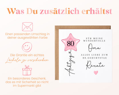 Personalisierte Geburtstagskarte mit Sternballon – 77__06_zusaetzlich