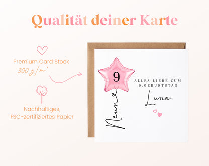 Personalisierte Geburtstagskarte mit Sternballon – 7__05B_qualitaet_300
