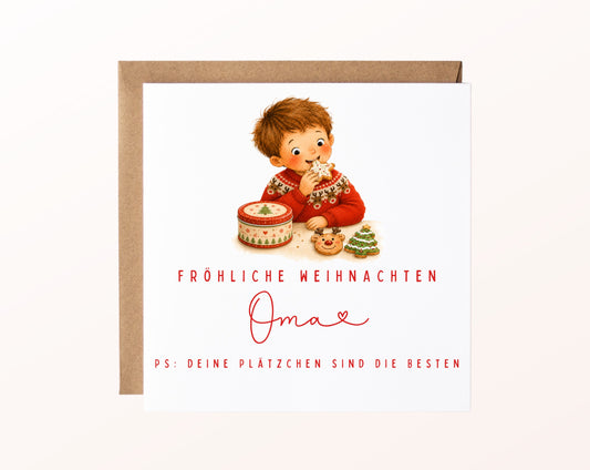 Personalisierbare Weihnachtskarte – Motiv 10