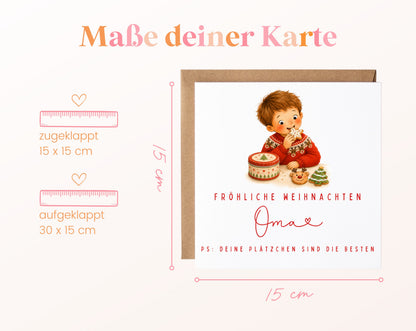 Personalisierbare Weihnachtskarte – Motiv 10