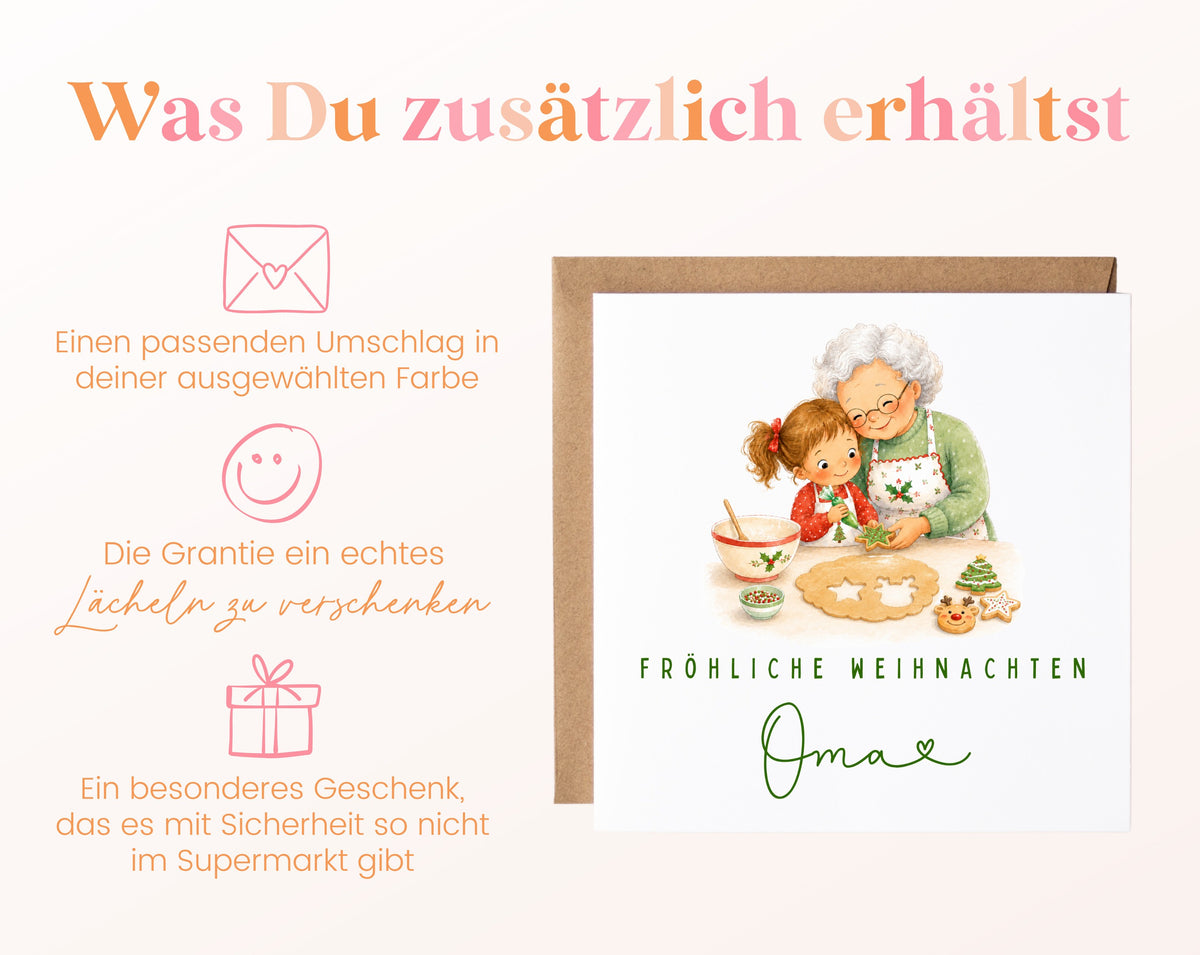 Personalisierbare Weihnachtskarte – Motiv 14