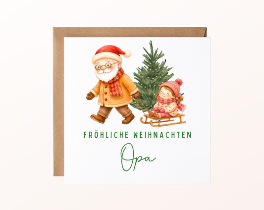 Personalisierbare Weihnachtskarte – Motiv 5