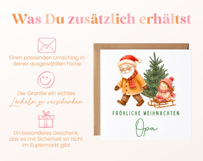 Personalisierbare Weihnachtskarte – Motiv 5