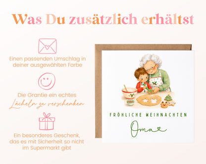 Personalisierbare Weihnachtskarte – Motiv 7