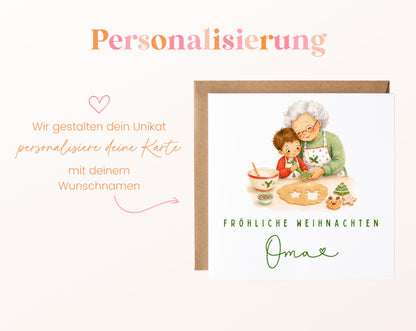Personalisierbare Weihnachtskarte – Motiv 7