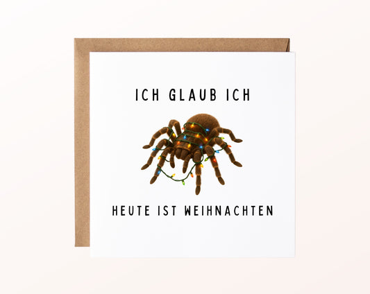 Weihnachtskarte – Ich glaub ich spinne – Heute ist Weihnachten – 02_karte_pur_rose