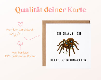 Weihnachtskarte – Ich glaub ich spinne – Heute ist Weihnachten – 05B_qualitaet_300