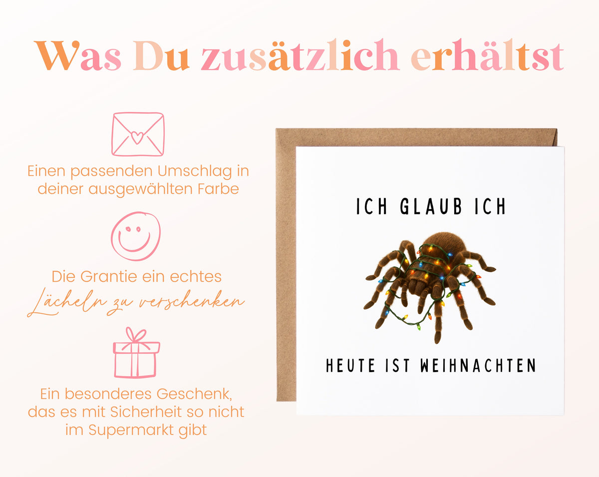 Weihnachtskarte – Ich glaub ich spinne – Heute ist Weihnachten – 06_zusaetzlich