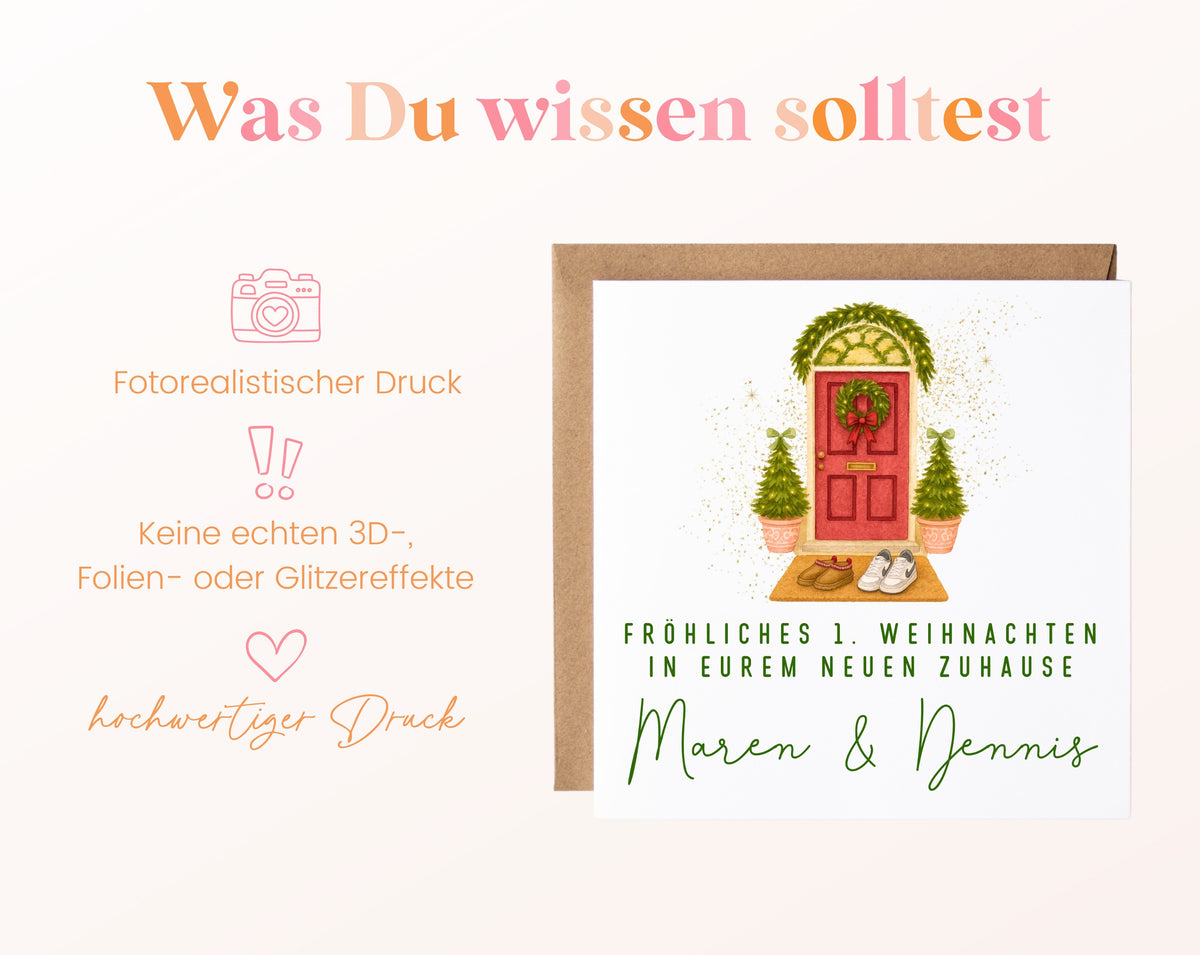 Weihnachtskarte – Erstes Weihnachten im neuen Zuhause – 03_wissen