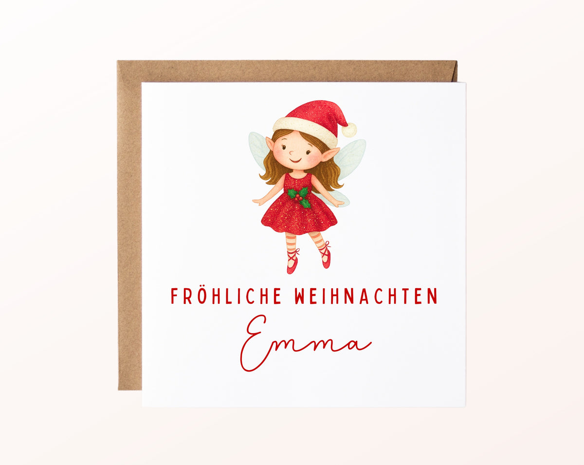 Weihnachtskarte – Weihnachtsfee – 02_karte_pur_rose