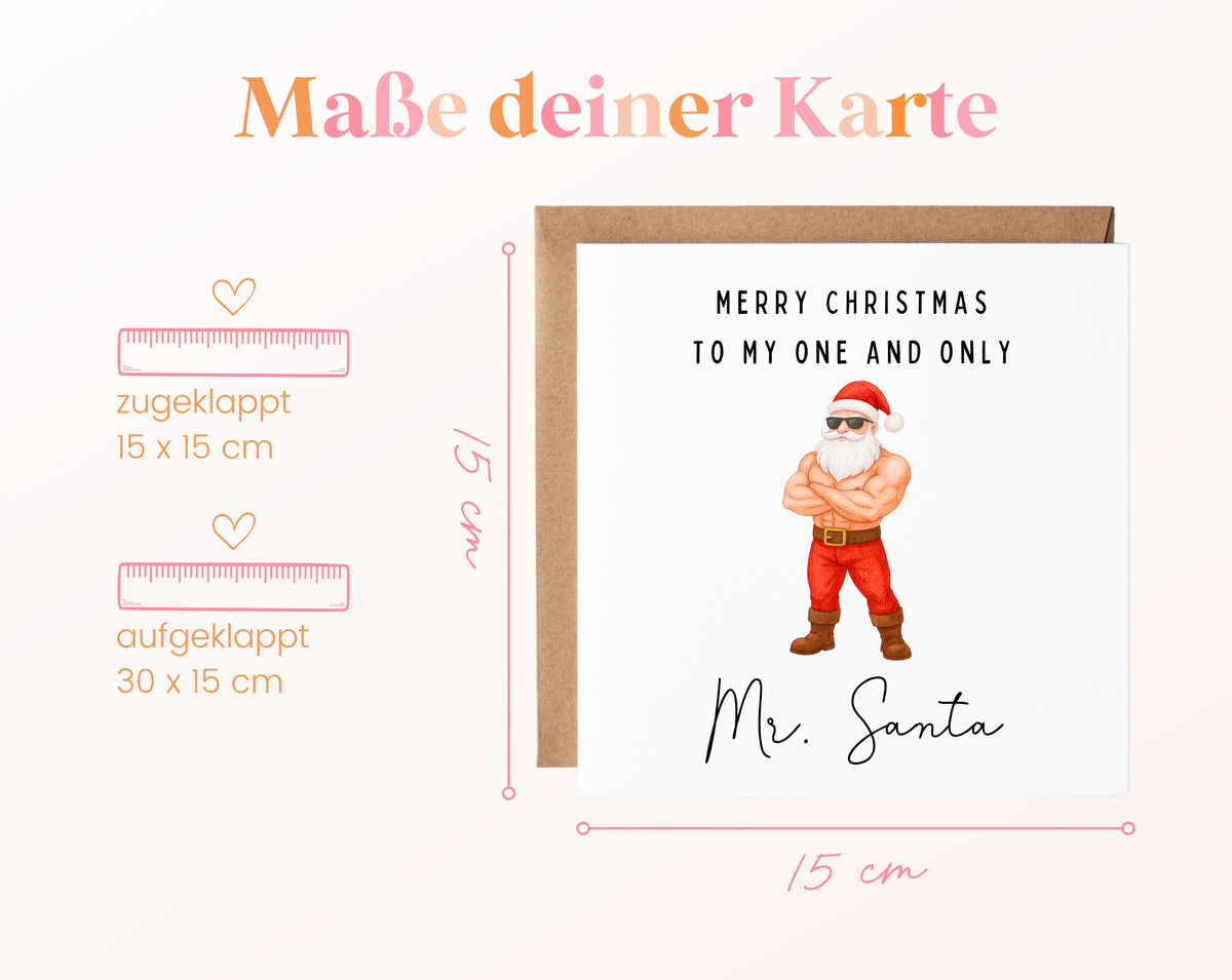 Weihnachtskarte – Mr. Santa – 04_masse